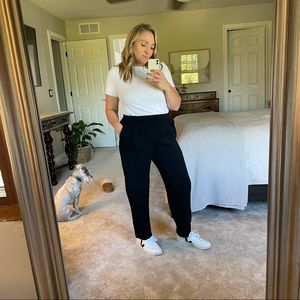 St John Collection By Marie Gray Black Knit Pants